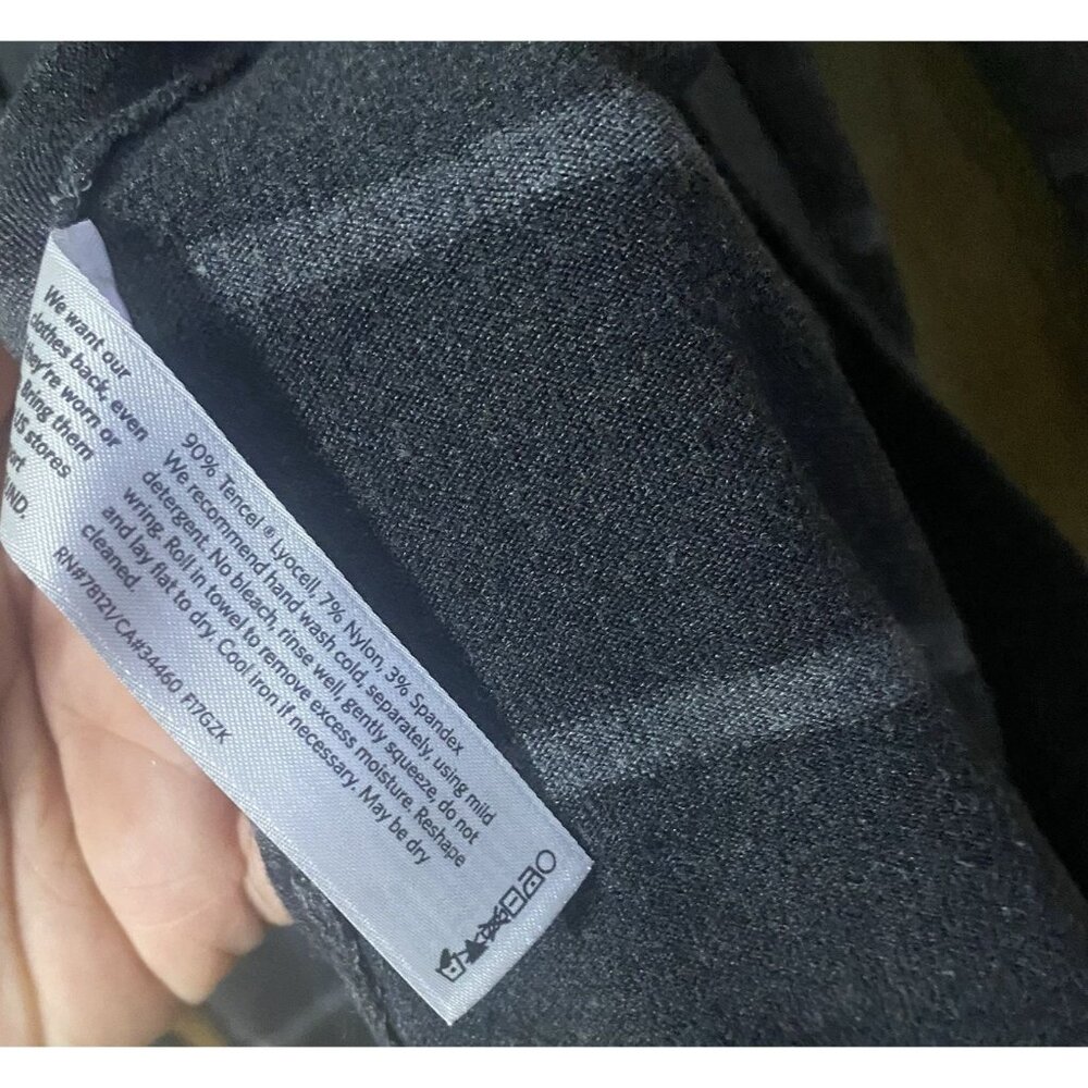 Eileen Fisher Open Front Cardigan Jacket Medium Gray Tencel Blend - Picture 2 of 4